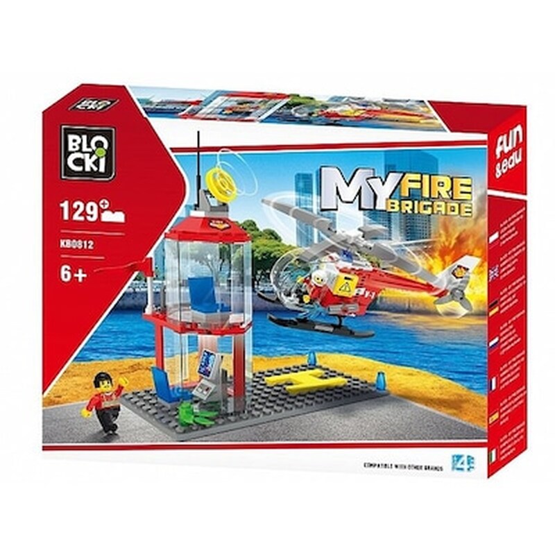 Blocki Myfirebrigade Helicopter Pads Kb0812