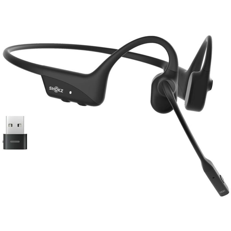 Ασύρματα Ακούστικά Headset Shokz Opencomm2 C110-AA-BK με Μικρόφωνο Μαύρα