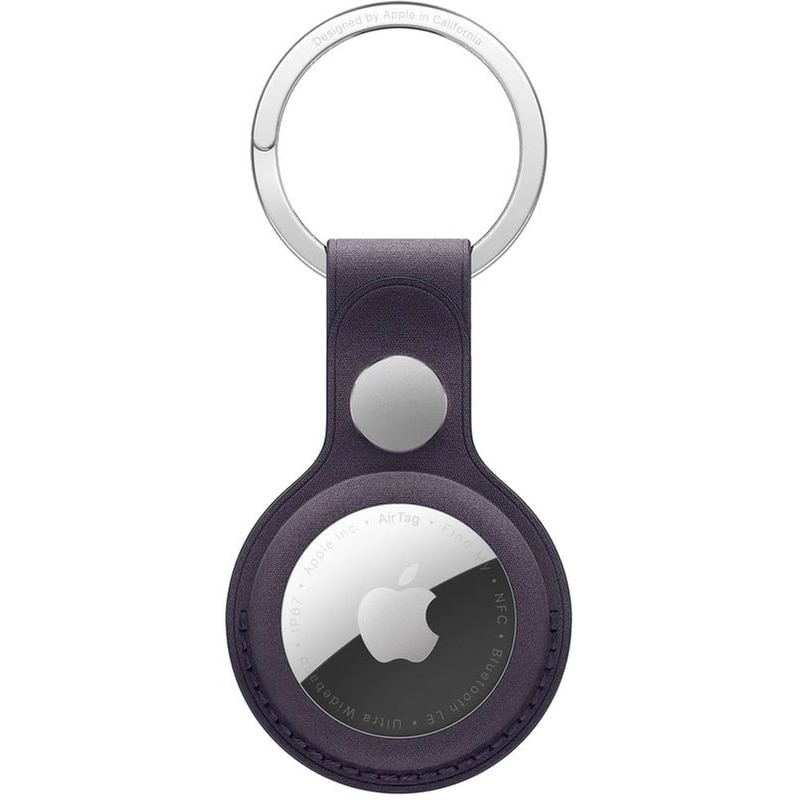 APPLE Θήκη Μπρελόκ Apple FineWoven Key Ring για Apple AirTag - Purple
