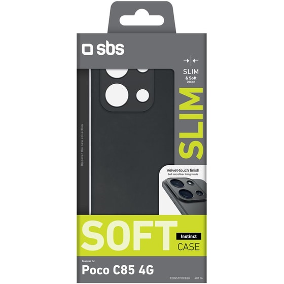 Θήκη Poco C85 - Sbs Instinct cover - Black image 1