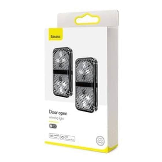 Baseus Led Προειδοποίησης Ανοιχτής Πόρτας Αυτοκινήτου Crfzd-01, Μαύρο image 1