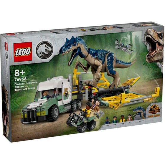 LEGO® Jurassic World Dinosaur Missions: Allosaurus Transport Truck (76966) image 0