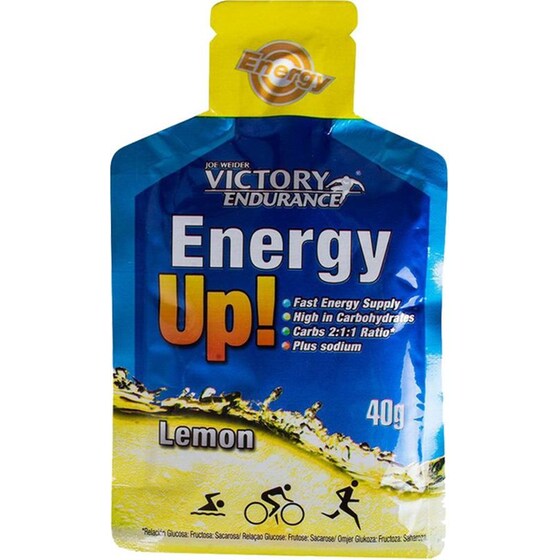 Ενεργειακό Gel Weider Energy Up Λεμόνι 40gr-24 τμχ image 1