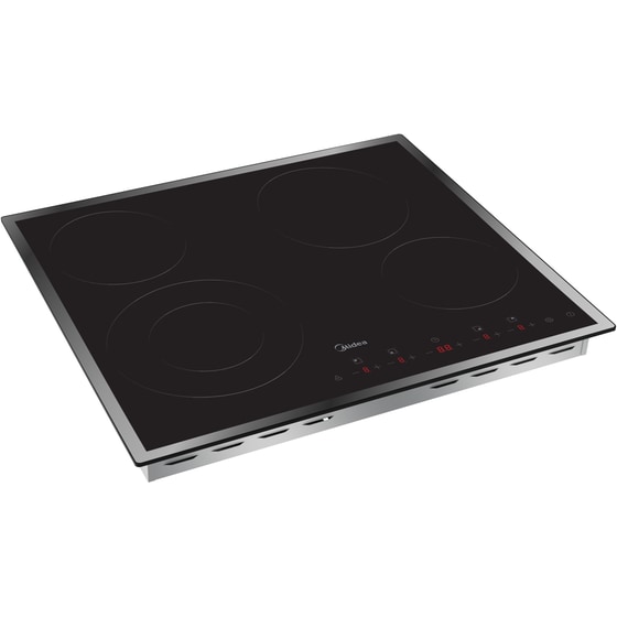 MIDEA MCH702F298K0FRX 59 cm Μαύρο Εστία Κεραμική Αυτόνομη image 2