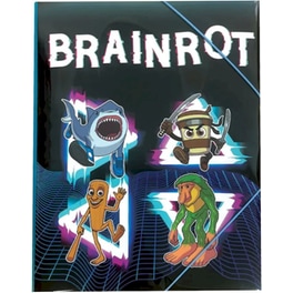 Ντοσιέ&nbsp;με Λάστιχο&nbsp;Gim&nbsp;A4&nbsp;Toikido&nbsp;Brainrot