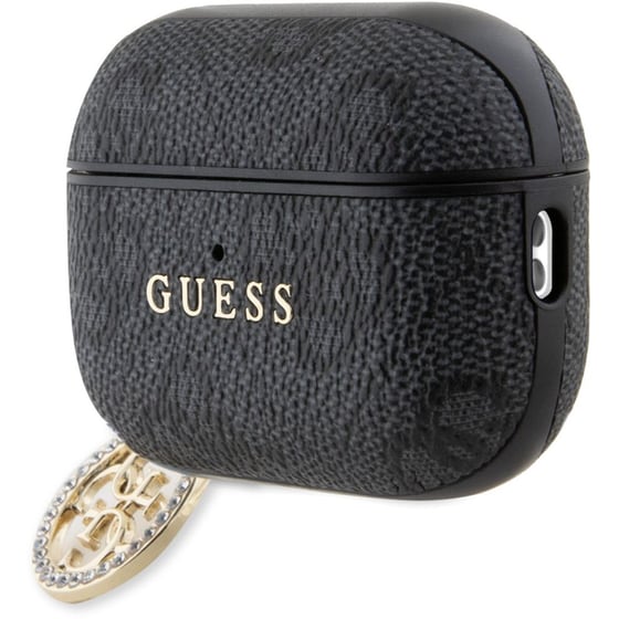 Θήκη Ακουστικών Guess 4G Strass Charm Collection για Apple AirPods Pro 2nd Gen - Black image 2