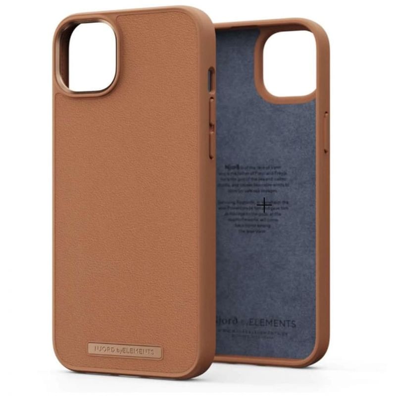 NJORD Θήκη Apple iPhone 14 Plus - Njord Leather - Cognac