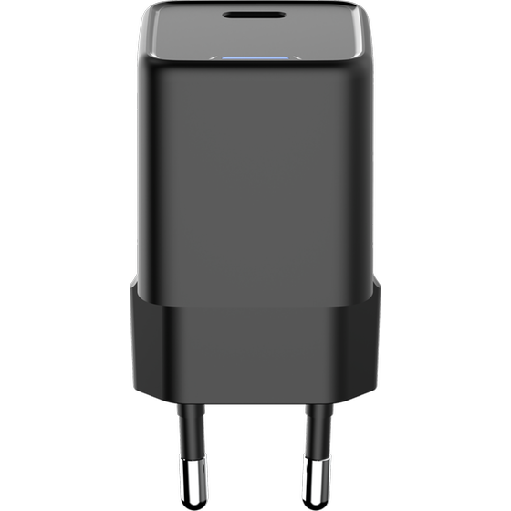 Φορτιστής Πρίζας Tune Turbo PD Type-C Wall Charger 25W (with LED light) - Black image 3