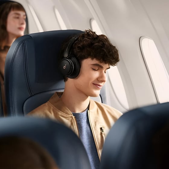 Anker Life Q30 a3028011 Gaming Ασύρματα Ακουστικά ANC Bluetooth Μαύρα image 3