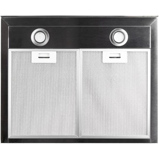 DAVOLINE TATE 060 IX-BL&nbsp;60 cm Μαύρο/Inox Απορροφητήρας Καμινάδα - Τζάκι image 3