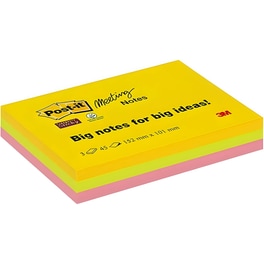 Αυτοκόλλητα Χαρτάκια 3M Post-it 101x152 mm (45 Φύλλων - 3 Τεμάχια)