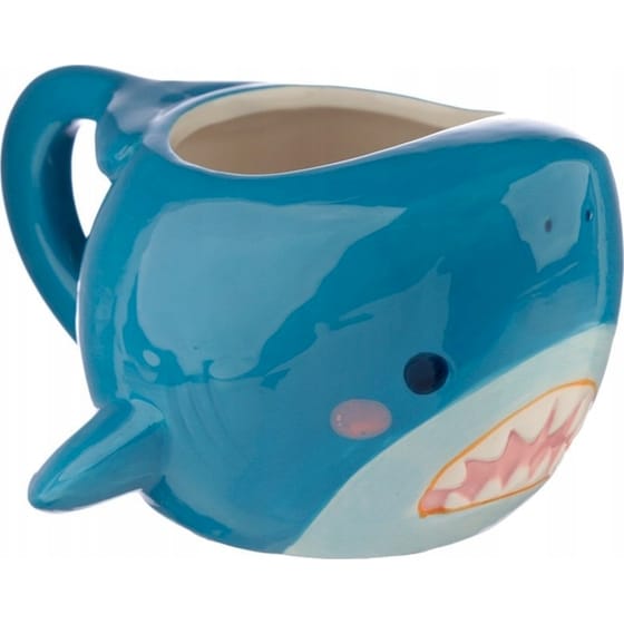 Κούπα 3D Puckator Κεφάλι Καρχαρία Κεραμική Δολομίτη 400 ml - Μπλε image 0
