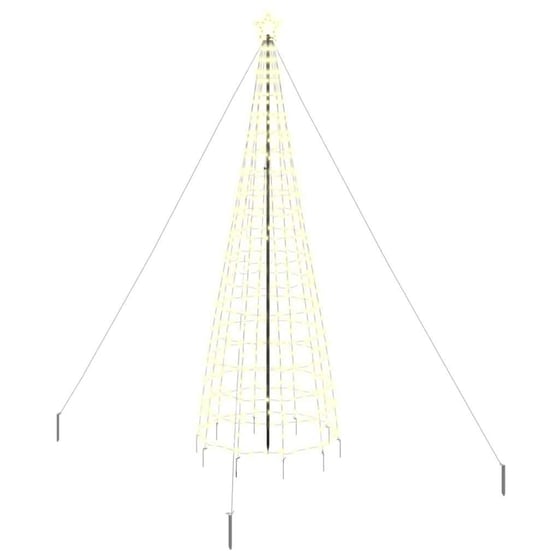 Vidaxl Led Χριστουγεννιάτικο Δέντρο Ekenas 400 Εκ. 800 Led Θερμό Λευκό image 0
