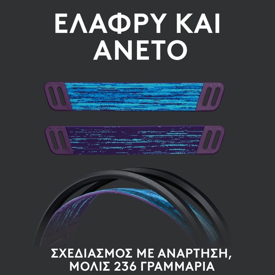 Logitech G G535 Lightspeed Gaming Ασύρματα Ακουστικά USB-C/2.4 GHz - Μαύρα image 3