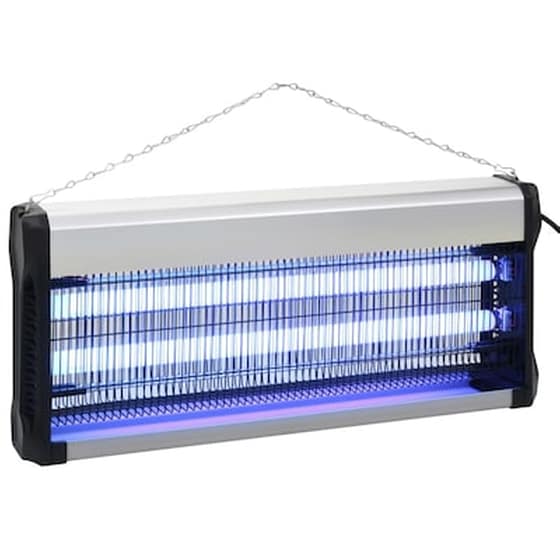 Vidaxl Εντομοπαγίδα Ηλεκτρική 40 W Μαύρη Από Αλουμίνιο Και Abs image 2