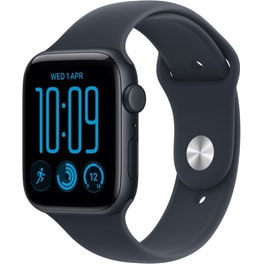Apple Watch SE 3 GPS + Cellular 40mm Midnight Aluminium Case with Navy Blue Sport Band - M/L