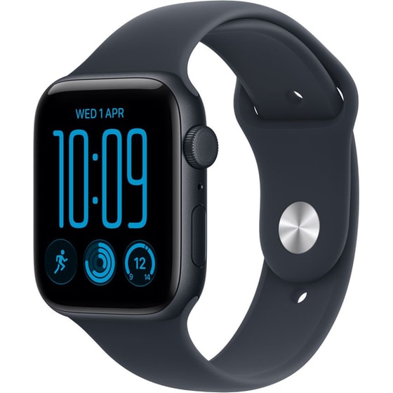 Apple Watch SE 3 GPS + Cellular 40mm Midnight Aluminium Case with Navy Blue Sport Band - M/L image 0