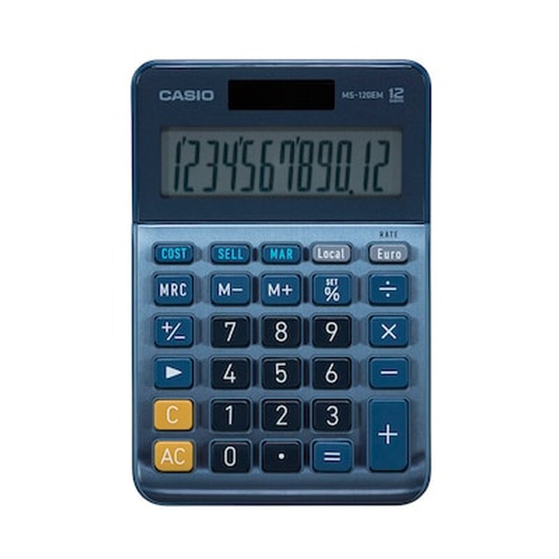 Casio Ms-120em 12-digit Calculator (ms-120em) (casms120em)