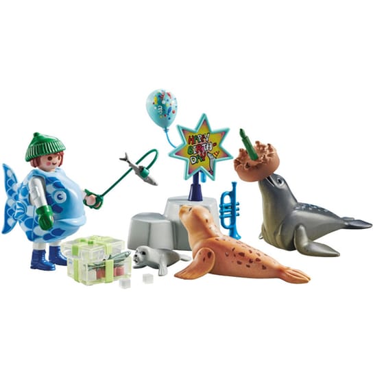 PLAYMOBIL® My Life Gift Set Πάρτυ στο ενυδρείο με τις φώκιες (71448) image 1
