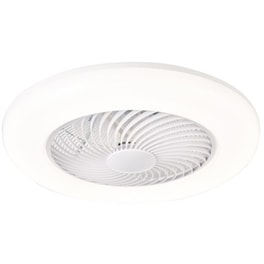 EUROLAMP 300-25075 Ανεμιστήρας Οροφής  Με Φως Led  Τηλεχειριστήριο 55εκ. 15W Λευκό