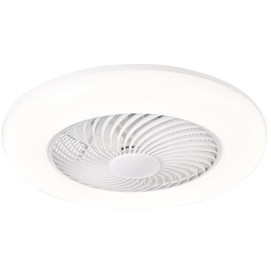 EUROLAMP 300-25075 Ανεμιστήρας Οροφής  Με Φως Led  Τηλεχειριστήριο 55εκ. 15W Λευκό image 0