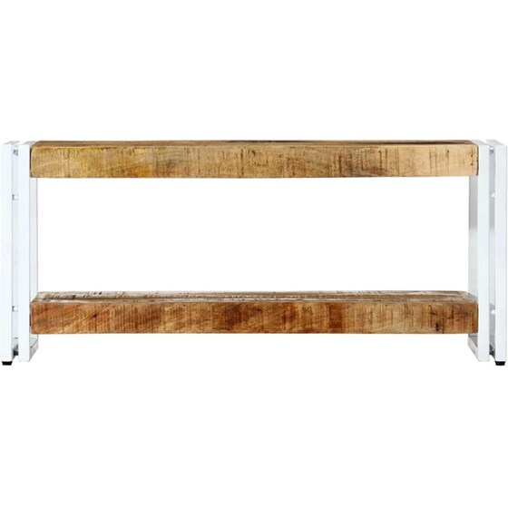 Έπιπλο Τηλεόρασης VidaXL από Ξύλο 90x30x40cm - Καφέ/Λευκό image 1