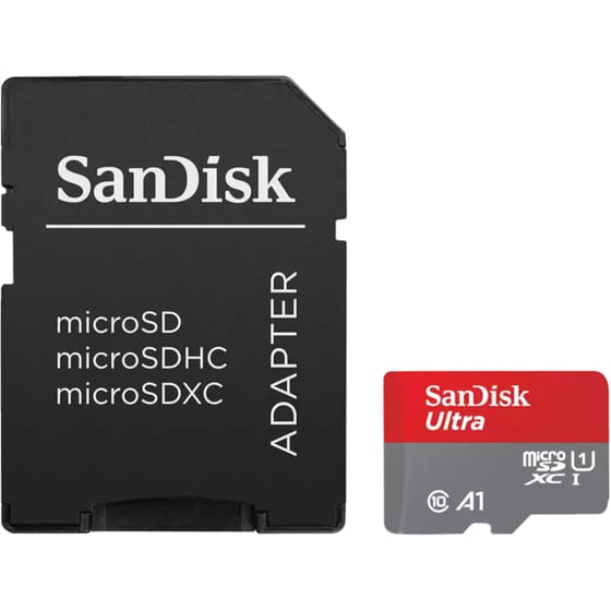 Sandisk Ultra microSDXC 256GB Class 10 U1 A1 UHS-I με αντάπτορα image 1