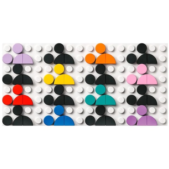 LEGO® Dots Disney Mickey Mouse & Minnie Mouse Back-to-School Project Box (41964) image 6