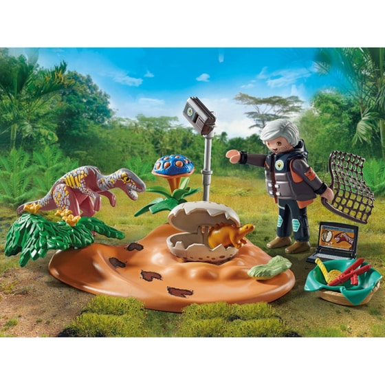 PLAYMOBIL® Dinos Φωλιά στεγόσαυρου και κλέφτης αυγών (71526) image 4