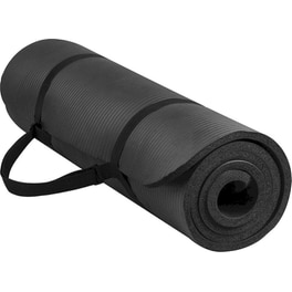 Στρώμα Γυμναστικής Yoga - Pilates Power Force BR-2000 από NBR 180x60x1.5 cm - Μαύρο