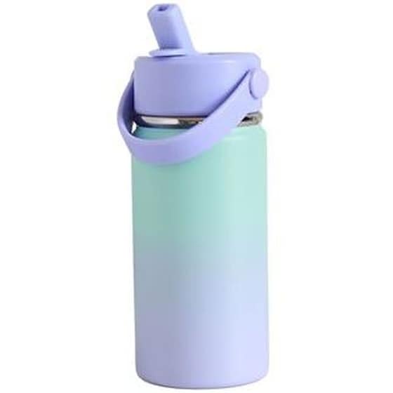 Παγούρι Θερμός i Drink i-Total Aqua Πράσινο/Λιλά 400ml image 0