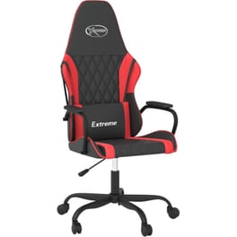 Καρέκλα Gaming VIDAXL 345534 από Τεχνητό Δέρμα - Μαύρη