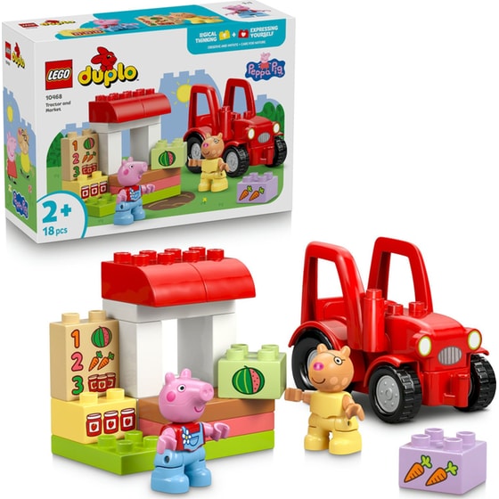 LEGO® DUPLO® Πέππα το Γουρουνάκι - Τρακτέρ και Αγορά (10468) image 6