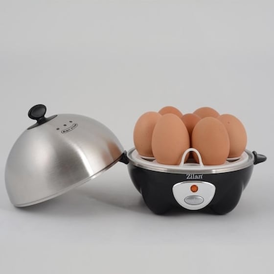 Βραστήρας Αυγών ZILAN ZLN8075 360 W 7 Θέσεων Inox image 2