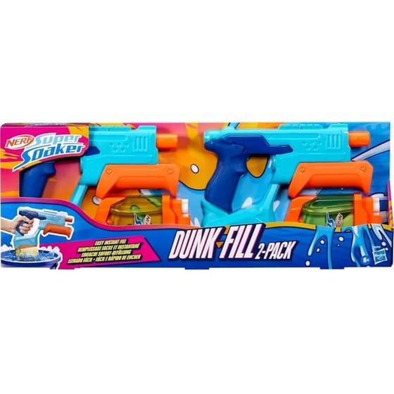 Εκτοξευτής Nerf Dunk Fill Super Soaker 2-Pack image 0
