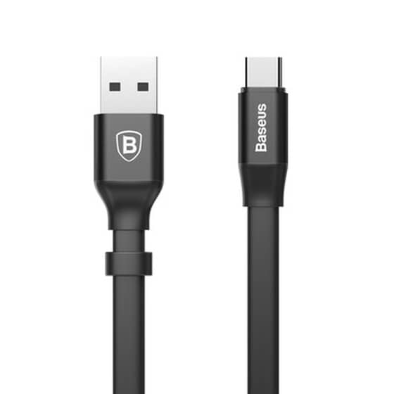 Καλώδιο Baseus Nimble Flat Usb / Type C 2a 0,23m - Baseus - Μαύρο - Type C image 1