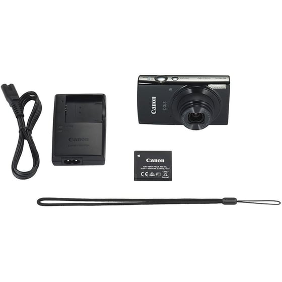 Compact Canon IXUS 182 Kit - Μαύρο - Θήκη & Κάρτα SD 8GB image 3