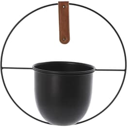 Διακοσμητικό Τοίχου Κασπώ Spitishop Μεταλλικό 30x15 cm - Μαύρο