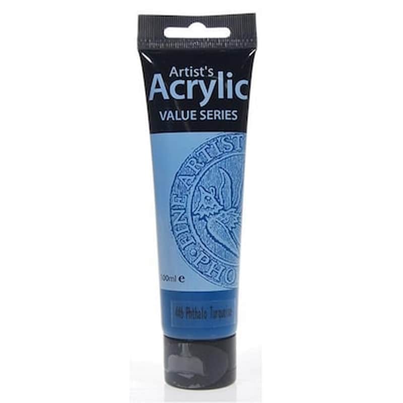 WUXI PHOENIX ARTIST MATERIALS IMP & EXP CO., LTD Phoenix Ακρυλικό Χρώμα 446 Phthalo Turquoise, Σωληνάριο 100ml