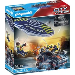 PLAYMOBIL® City Action Καταδίωξη Αμφίβιου Οχήματος από Αστυνομικό Αλεξίπτωτο (70781)