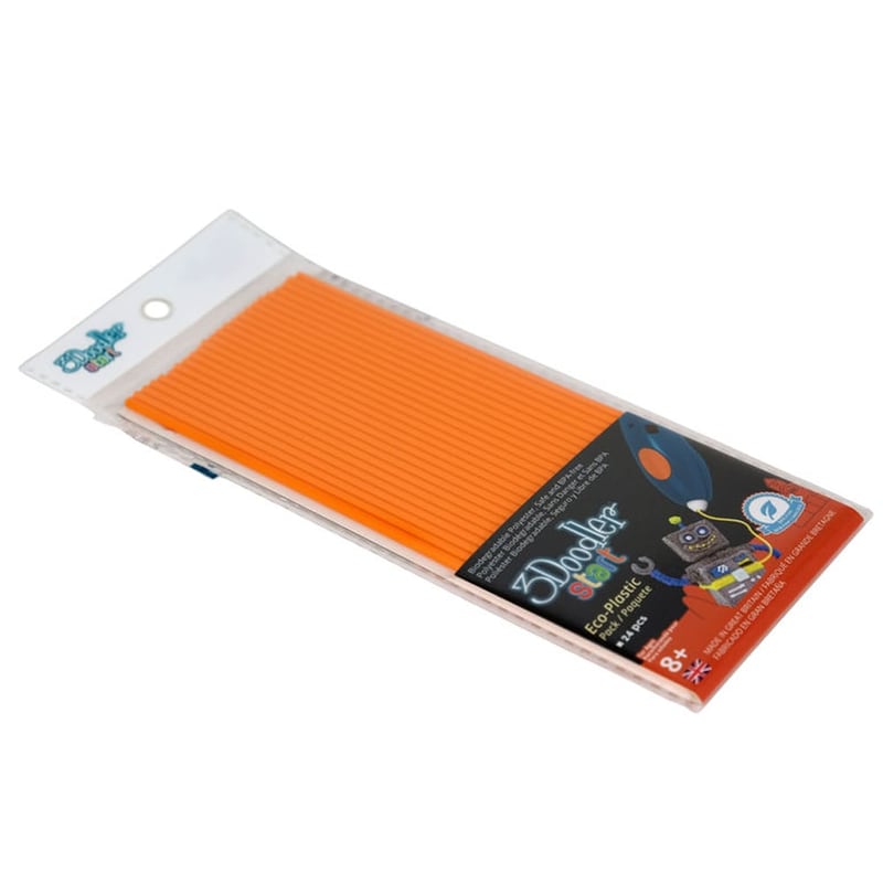 3DOODLER 3Doodler Start Single Color Plastic Pack (Tangerine Tang) - 3D Design