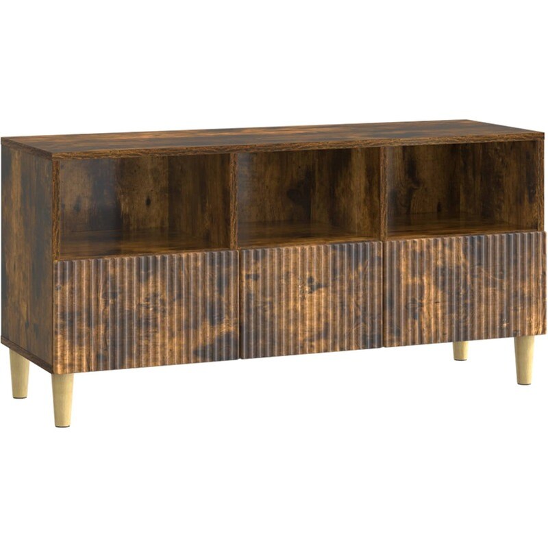 Έπιπλο Τηλεόρασης VidaXL 102x34.5x50 cm - Καπνισμένο Ξύλο Δρυός
