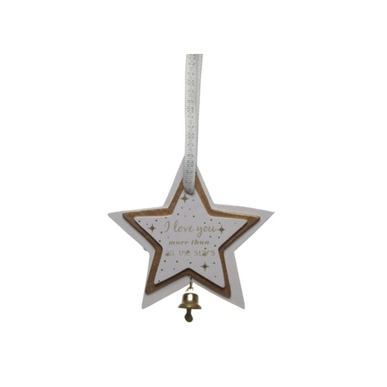 Χριστουγεννιάτικο Στολίδι Heaven Sends Ξύλινο Αστέρι Με Σημείωμα image 0