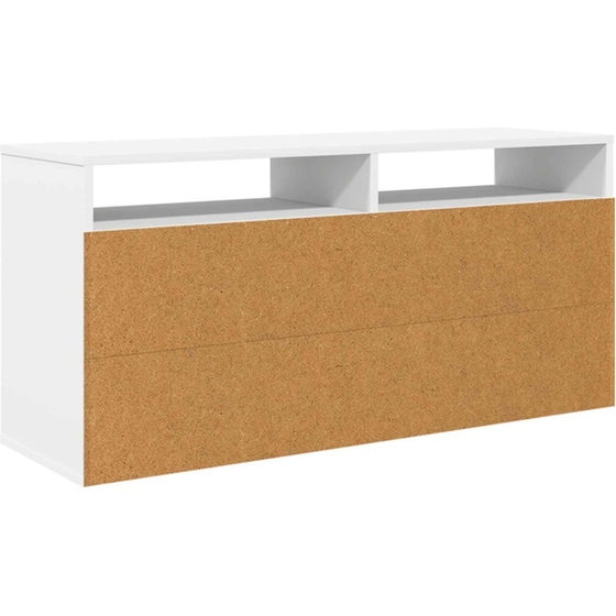 Έπιπλο Τηλεόρασης VidaXL με Συρτάρι 102 x 32 x 48,5 cm - Λευκό image 7