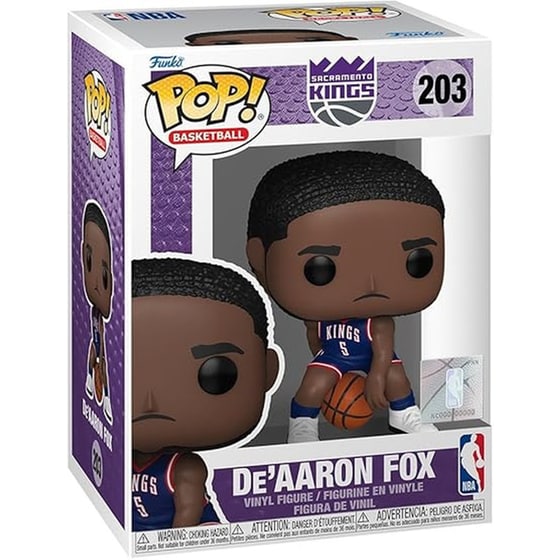 Funko Pop! Basketball  - Kings  - De'Aaron Fox #203 image 1