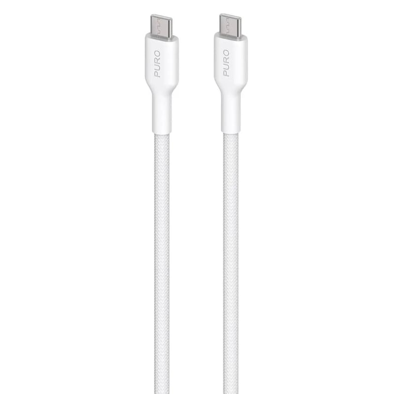 Καλώδιο Puro USBC σε USBC 1.2 m - Λευκό