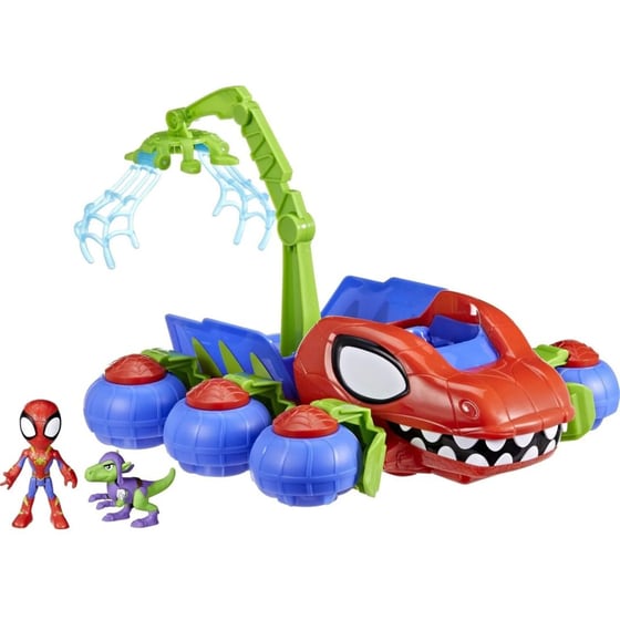 Hasbro Marvel Spidey And His Amazing Friends Dino Webs Team Όχημα (F9480) image 4