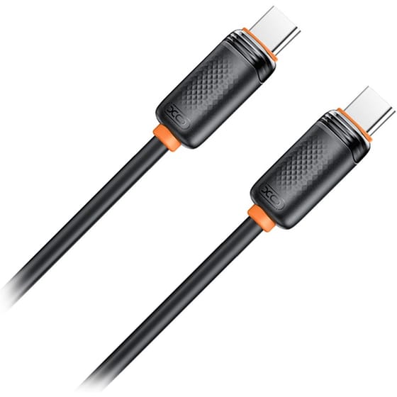 Καλώδιο XO NB-Q302B USB-C Male σε USB-C Male 1m - Μαύρο image 2