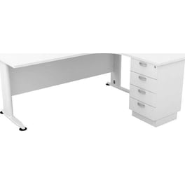 Γραφείο 24Mall Superior 180x150x70 Λευκό