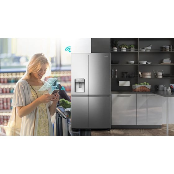 HISENSE RS818N4IIE Total No Frost 632 Lt Inox Ψυγείο Ντουλάπα image 15
